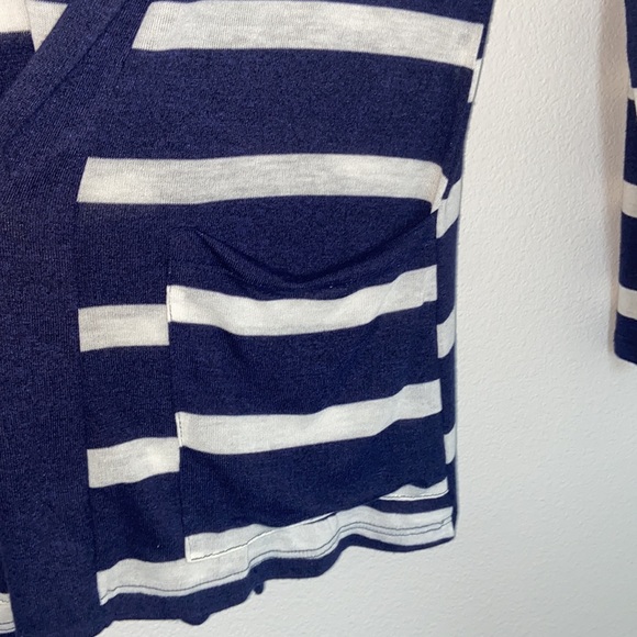 Modlusive Cardigan - Perfect Condition - Navy & White Stripe - Size Small - Picture 4 of 5